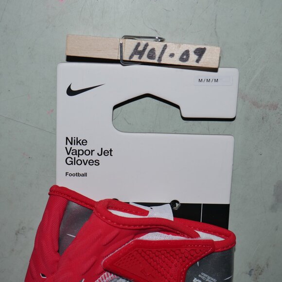 These Nike Vapor Jet 7.0 Energy Football Gloves Size M Sticky Grippy NWT - Picture 4 of 5